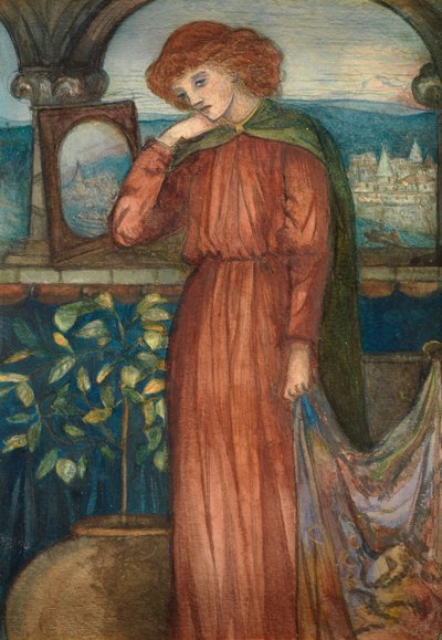 La Dame de Shalott - Dante Gabriel Charles Rossetti